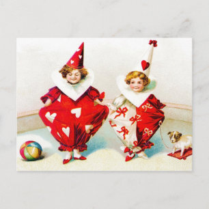 Ellen H. Clapsaddle Pierrot Children Briefkaart