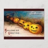 Ellen H. Clapsaddle: Pumpkin Row Briefkaart (Voorkant)