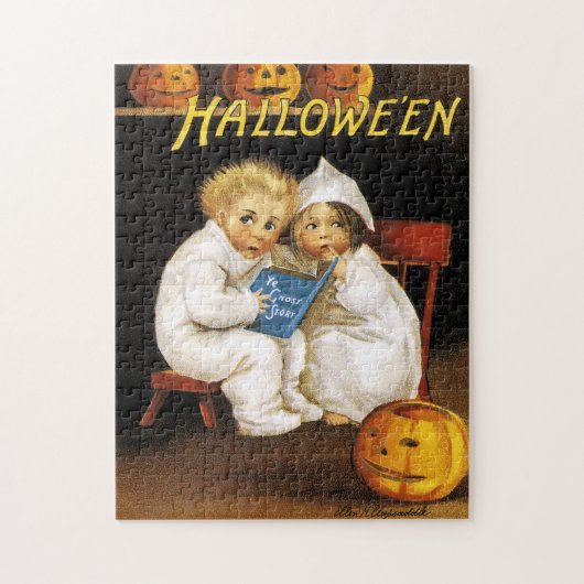 Ellen H. Clapsaddle: Thrilling Halloween Legpuzzel (Verticaal)