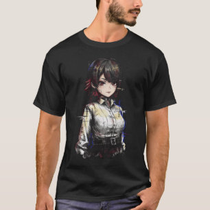 Ellen Joe ZZZ Scherp Schaar Ijs Barst Portret T-shirt