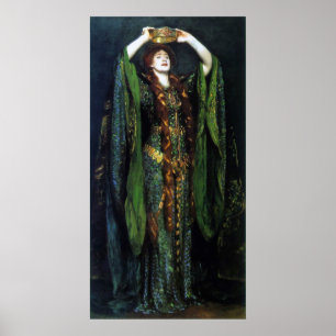 Ellen Terry als Lady Macbeth Print