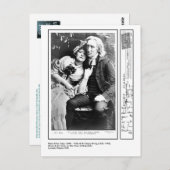 Ellen Terry & Henry Irving in The Vicar of Wakefie Briefkaart (Voorkant / Achterkant)