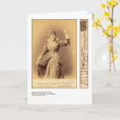 Ellen Terry Wenskaart Kaart (Gele Bloem)