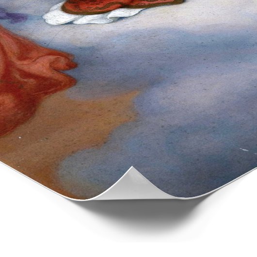 Ellenrieder - Zagen omringd door Angels Poster (Hoek)