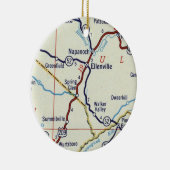 Ellenville NY Keramisch Ornament (Rechts)