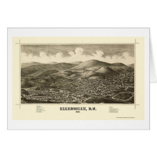 Ellenville, NY Panoramic Map - 1887