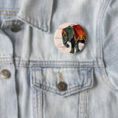  ellephant Briefkaart Digital Art Ronde Button 5,7 Cm (In situ)