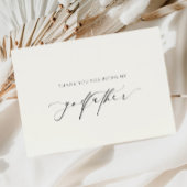 Ellesmere bedankt dat je mijn peetvader bent kaart