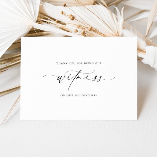 Ellesmere Bedankt dat je onze getuige bent Kaart