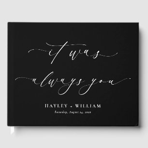 Ellesmere Black It Was Always You Wedding Gastenboek