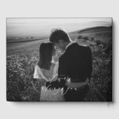 Ellesmere Black Mr & Mrs Wedding Gastenboek (Achterkant)