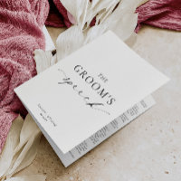 Ellesmere, de bruiloftsspeech van de bruidegom