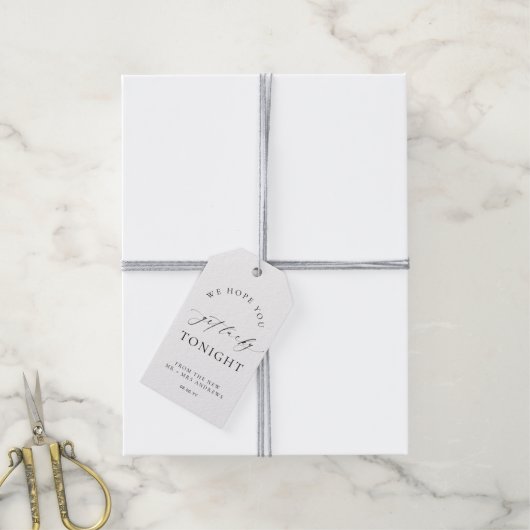 Ellesmere Get Lucky Tonight Loterij Ticket Bruilof Cadeaulabel (Met Touw)