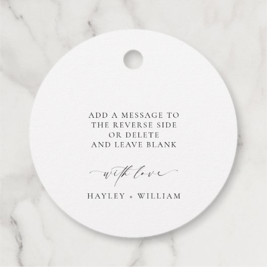 Ellesmere Limoncello Bedankjes Labels (Achterkant)