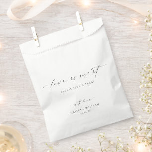 Ellesmere Love is Sweet Weddenschap Favor Bags Bedankzakje