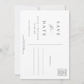 Ellesmere minimalistische foto Save the Date Brief Kaart (Achterkant)