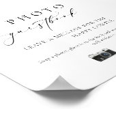 Ellesmere Modern Minimal Photo Guestbook Poster (Hoek)