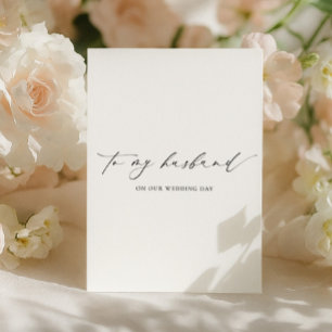 Ellesmere naar mijn man trouwdag kaart