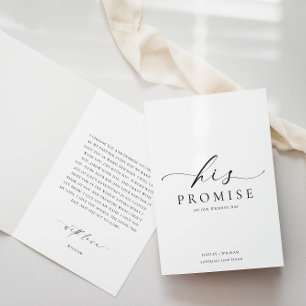 Ellesmere Sa Promesse Vows Livre Carte Mariage