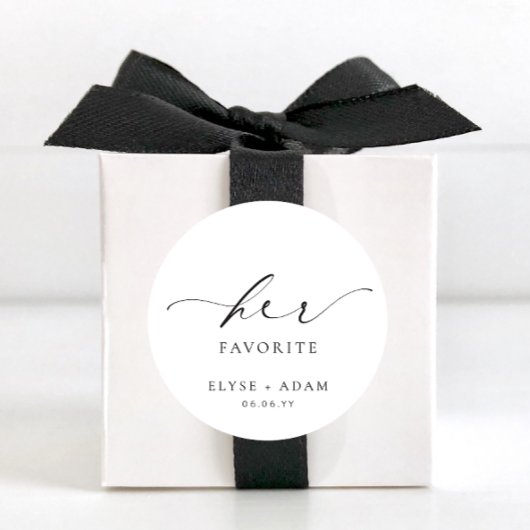 Ellesmere Son Sticker Rond Favori Favor Classic