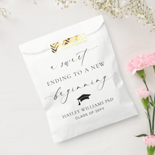 Ellesmere Sweet Ending Nieuw beginnend Afstuderen Bedankzakje (Gezegeld)