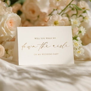 Ellesmere Walk Me Down The Aisle Huwelijksaanzoek Folie Kaarten