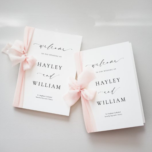 Ellesmere Wedding Ceremony Programma