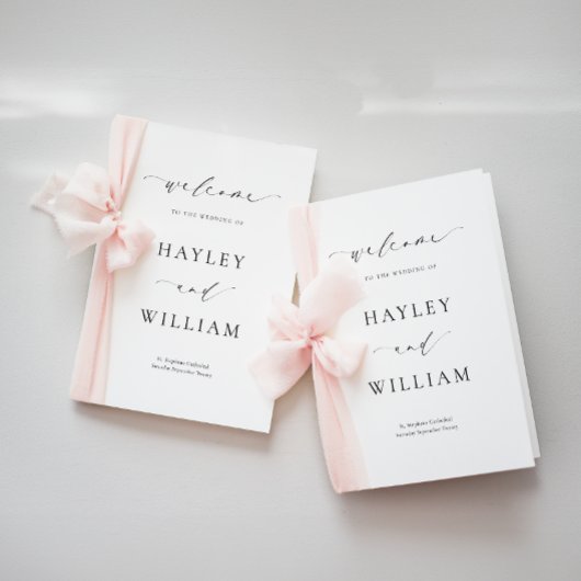 Ellesmere Wedding Ceremony Programma