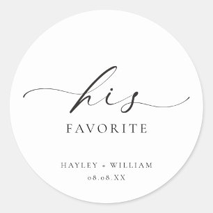 Ellesmere Zijn Favoriete Favor Klassieke Ronde Sti Sticker