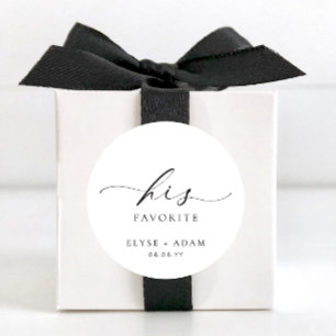 Ellesmere Zijn Favoriete Favoriet Ronde Sticker