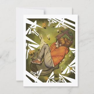 Ellie heeft een dutje briefkaart