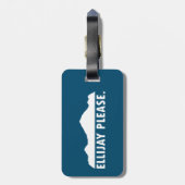 Ellijay Georgia alsjeblieft Bagagelabel (Achterkant verticaal)