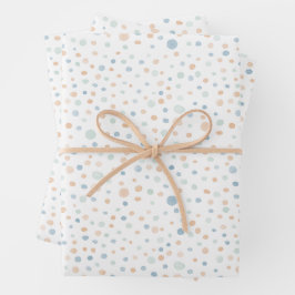 Elliot Confetti Waterverf Stippen Wrapping Paper