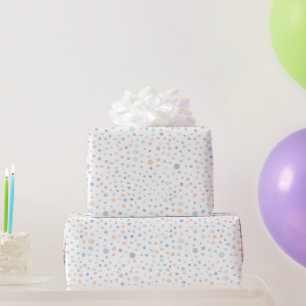 Elliot Confetti Waterverf Stippen Wrapping Paper Cadeaupapier