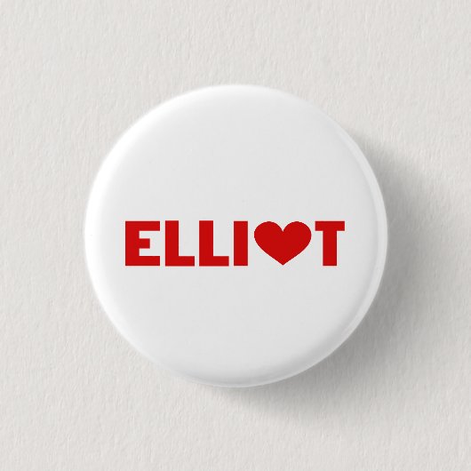 Elliot Love Ronde Button 3,2 Cm (Voorkant)