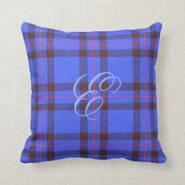 Elliot (modern) Tartan Monogram Pillow Kussen