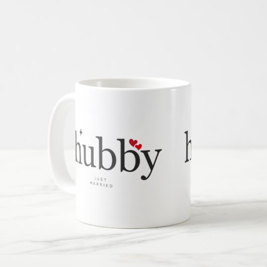 Elliot Ness - Hubby Just Married Mug (Devant gauche)