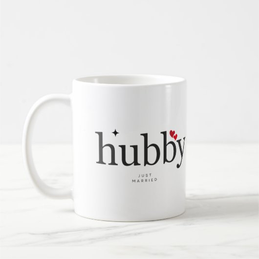 Elliot Ness - Hubby Just Married Mug (Gauche)