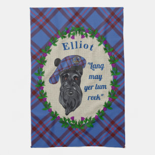 Elliot Scottie Dog Kitchen Towel Theedoek
