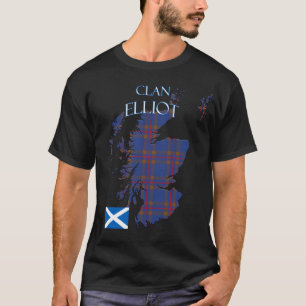 Elliot Scottish Clan Tartan Schotland T-shirt