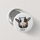 Elliot The Goat Badge Ronde Button 3,2 Cm (Voorkant /achterkant)