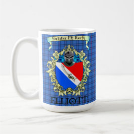 Elliott Crest en Tartan Koffiemok