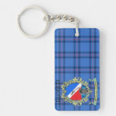 Elliott Crest en Tartanacrylzuur Sleutelhanger (Voorkant)