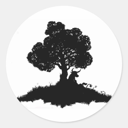 Elliott Smith Tattoo Ronde Sticker (Voorkant)