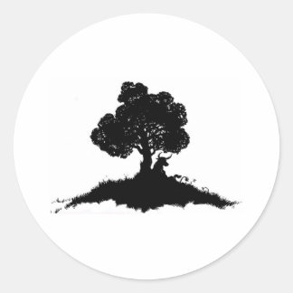 Elliott Smith Tattoo Ronde Sticker