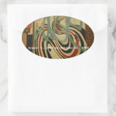 elliotte smith memorial wall ovale sticker (Tas)