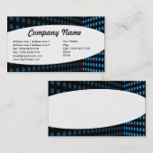Elliptisch - toon-hoek - blauw visitekaartje (Voorkant / Achterkant)