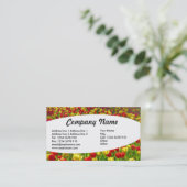 Elliptisch Zee Tulpen Visitekaartje (Staand voorkant)