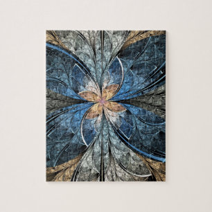 Elliptische Butterfly Puzzle met tin Legpuzzel