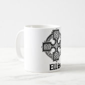 Ellis Celtic Cross Koffiemok (Voorkant links)